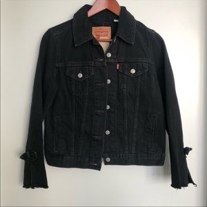 Levi black denim jacket